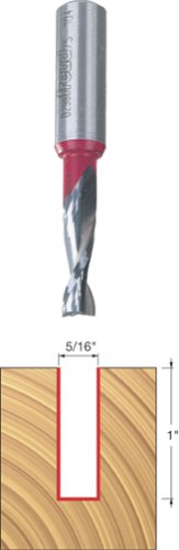 [75104F] Freud 5/16 in. (Dia.) up Spiral Bit with 1/2 in. Shank - 75-104