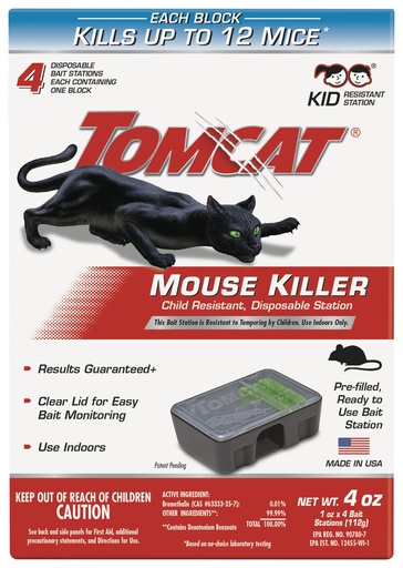 [7566912] Tomcat Bait Station Blocks for Mice 4 Pk