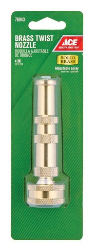 [76943] NOZZLE TWIST 4" BRASS