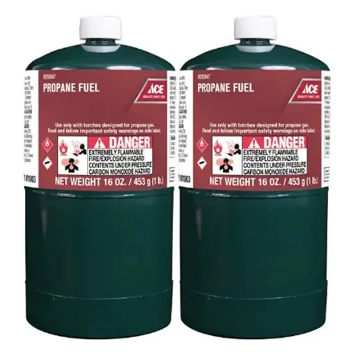 [8250847] Ace 16 Oz Steel Propane Fuel Cylinder 2PK
