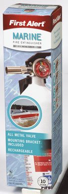 [84376] First Alert 2-3/4 Lb. Fire Extinguisher for Auto/Marine OSHA/US Coast Guard Agency Approval