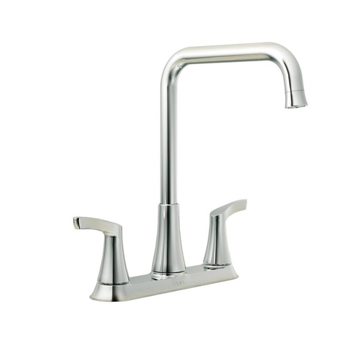[87633] Moen Danika Double Handle Kitchen Faucet, Chrome