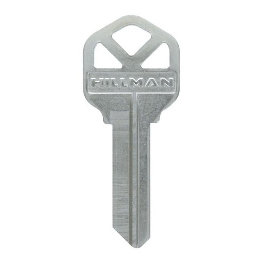 [88250] Hillman Nickel Plated Brass Residential & Commercial Blank Key for 5-Pin Kwikset Locks