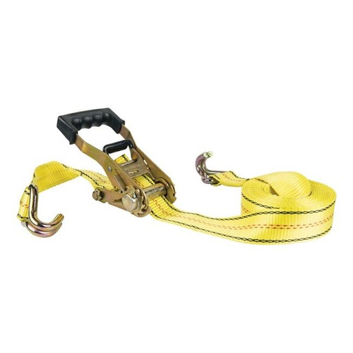 [8881062] Keeper 2 in. W X 27 Ft. L Yellow Cargo Strap 3333 Lb 1 Pk