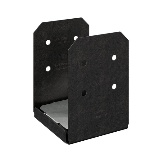 [ANCLAJE279] Outdoor Accents Avant Collection ZMAX, Black Powder-Coated Post Base for 8x8 Nominal Lumber