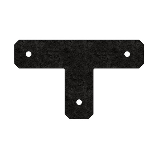 [ANCLAJE288] Outdoor Accents Avant Collection ZMAX, Black Powder-Coated T Strap for 4x4 Lumber