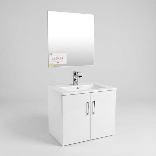 [BVML23] CONJ. VANITY PVC 24" BVML-23 WHI