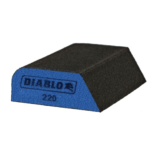 [DFBCOMBMFN01G] Diablo 4 in. L X 2-1/2 in. W X 1 in. 220 Grit Ultra Fine Dual Edge Sanding Sponge