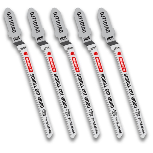 [DJT101A05] DIABLO JIGSW BD T HCS 3-1/4"5PK