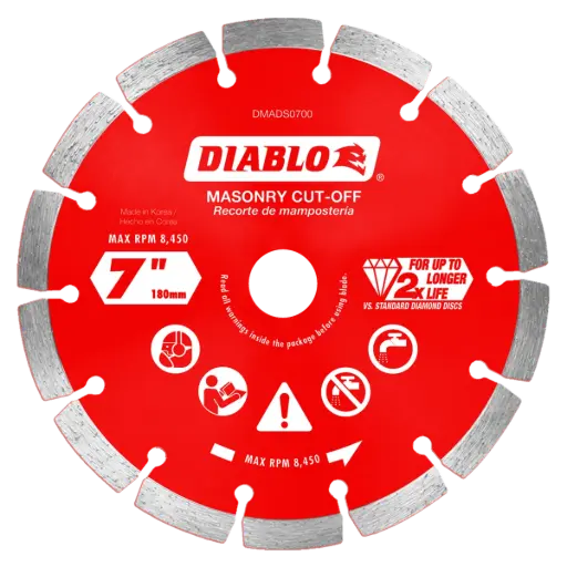 [DMADS0700] DB 7" DIAMOND BLADE SEGMENTED