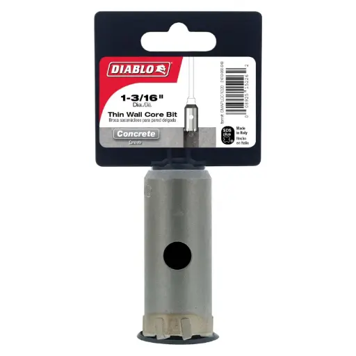 [DMAPLCC1060] 2-9/16 in. SDS-Plus Carbide Tipped Thin Wall Coring Drill Bit