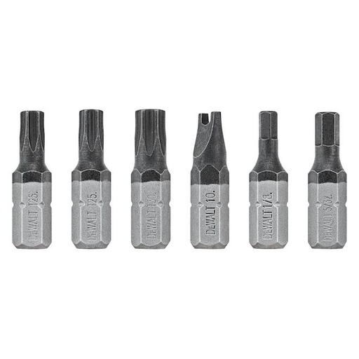 [DWA1SEC6L] DEWALT TOUGH GRIP HEX BIT SET 6P