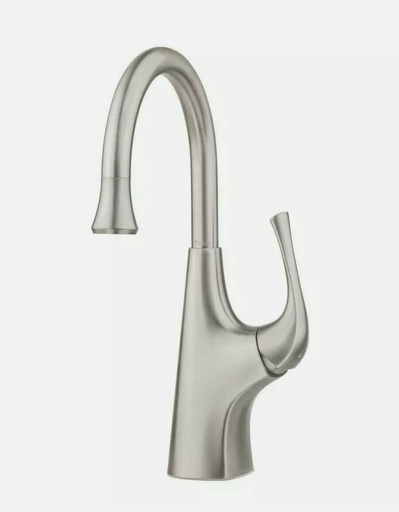 [F-072-LRGS] Ladera Single-Handle Bar Faucet in Spot Defense Stainless Steel