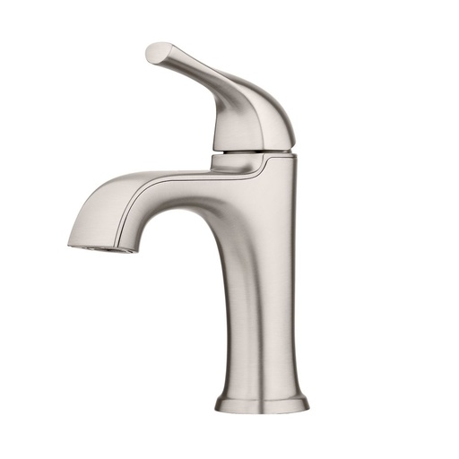 [LF-042-LRGS] Ladera Single Handle Single Hole Bathroom Faucet in Spot Defense Brushed Nickel
