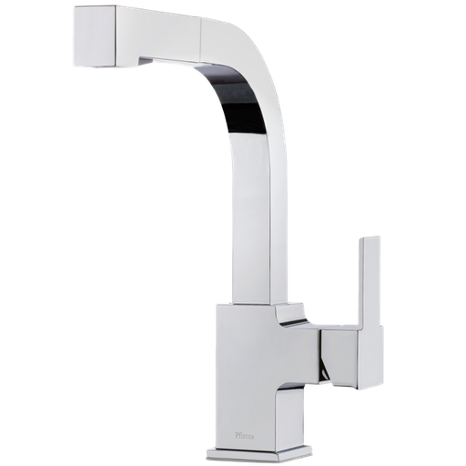 [LG534-LPMC] Pfister LG534LPM Arkitek 1.8 GPM Single Hole Pull Down Kitchen Faucet - Includes Escutcheon Polished Chrome Faucet Kitchen Single Handle