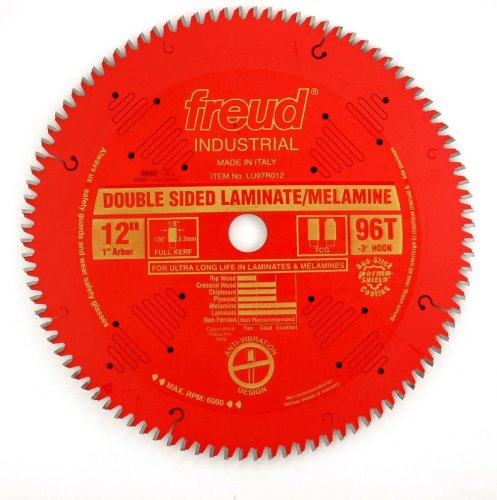 [LU97R012] Freud 12in Blade for Double Sided Laminate/Melamine with Perma-SHIELD Coating - LU97R012