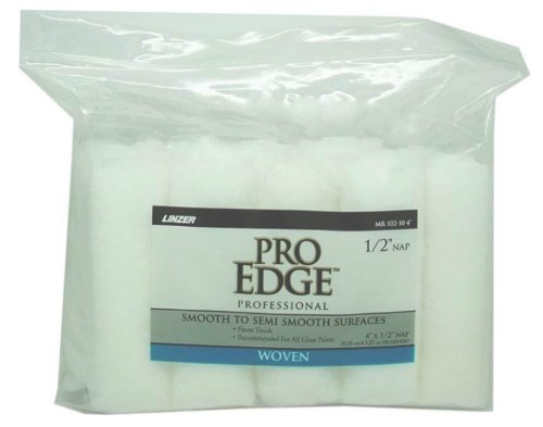 [MR102-10] Linzer MR 102-10 4IN Pro Edge Mini Woven Roller Cover Set, 4" X 1/2" NAP