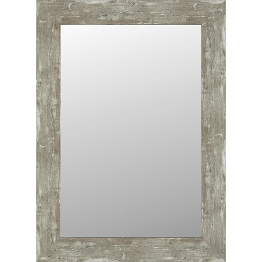 [MX36] 24 in. W X 36 in. H Rectangular Framed Wall Bathroom Vanity Mirror in Washed Wood