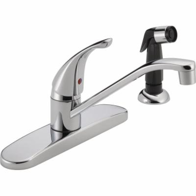 [P115LF10] Peerless P115LF-1.0 Core: Single Handle Kitchen Faucet: Chrome