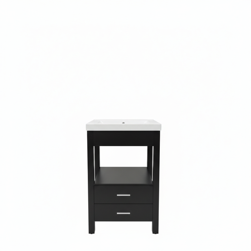 [PY600B] CONJ. PVC MUEB.ESPEJO Y LAV BLK