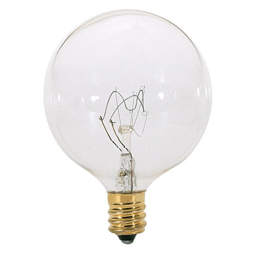 [S3726] BOMB. SATCO 15W G16 CAND CLEAR