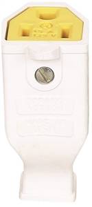 [SA993W] Straight Blade Connector, 5-15R, 15 a, 125V AC, 2 Pole, 3 Wire, Screw Terminals