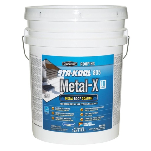 [SK-8055] 5-Gal. Metal-X Metal Roof Acrylic Coating