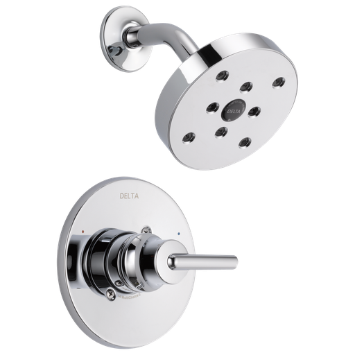 [T14259] Delta T14259 Trinsic Monitor 14 Series Single Function Pressure Balanced Shower Only - Less Rough-in Valve Chrome Showers Shower Only Pressure