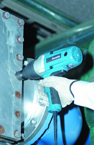 [TW0350] Makita Impact Wrench with 1/2" Corded Detent Pin Anvil and Case, Blue