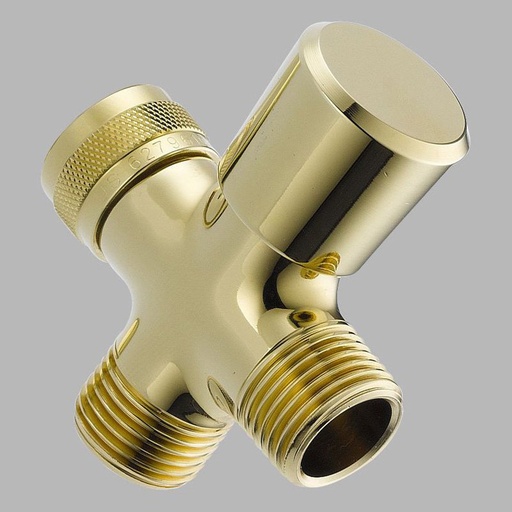 [U4923PBPK] SHOWER ARM 3 WAY DIVERTER GLD