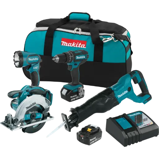 [XT442] MAKITA  18V LXT 4PC COMBO KIT