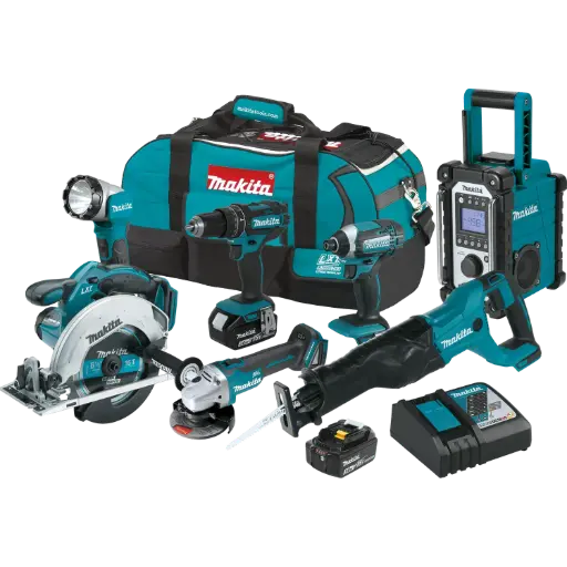 [XT704] MAKITA 18V LXT 7 PCS COMBO KIT