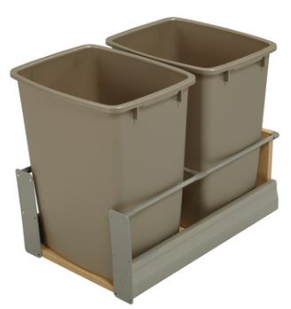 [50315824] HAFELE WASTE BIN P/O MX DBL 52QT