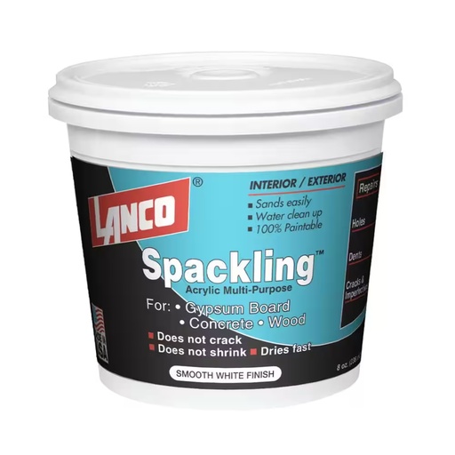 [SC1017] LANCO SPACKLING COMPOUND 8 OZ