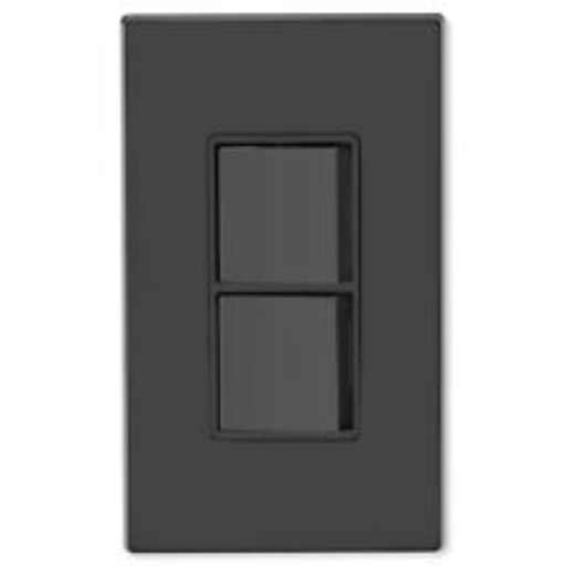 [450009632] Leviton 5634-E 15A  120V Comb. Decora Rocker (2) Switch  Black