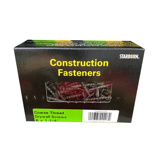 [CTC125] DRYWALL SCREW #6X1-1/4 CT 1LB