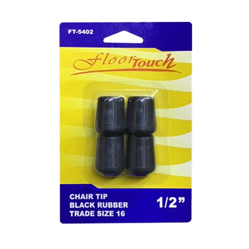 [FT5402] FURNITURE CHAIR TIPS 1/2" BLACK
