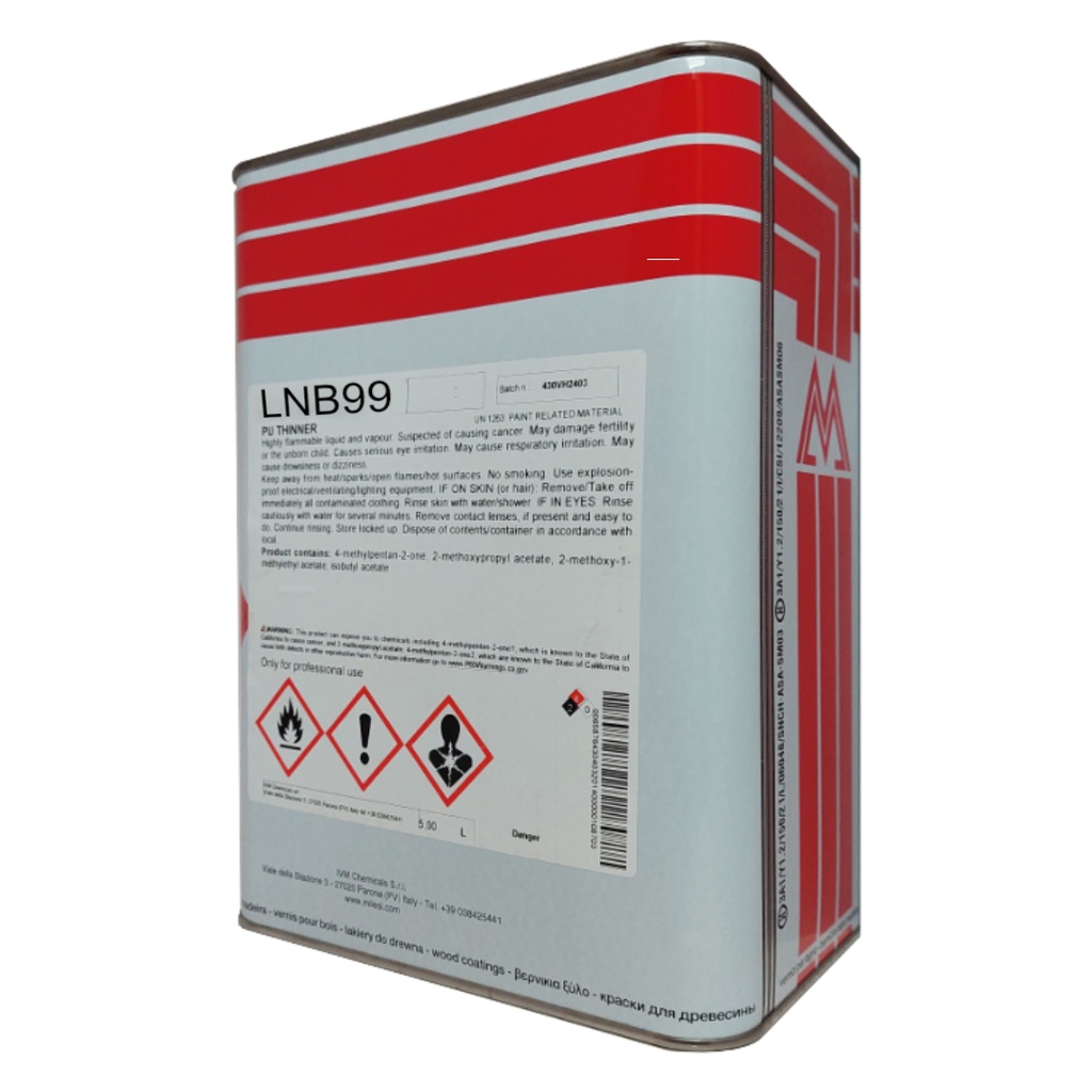 MILESI HARDENER LNB99 5LT | Ferreteria Maderas 3C