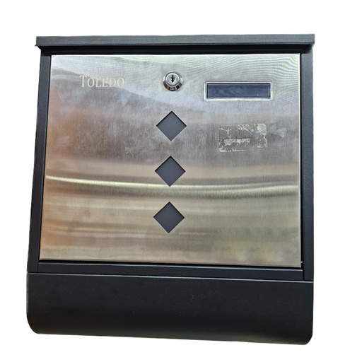 [38001038] TOLEDO SS+GALVANIZED MAILBOX