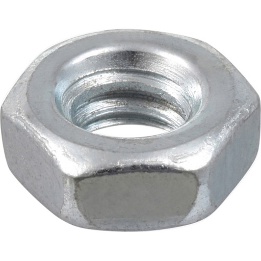 [400004850] HILLMAN 6-32 in. Zinc-Plated Steel USS Hex Nut 100 Pk