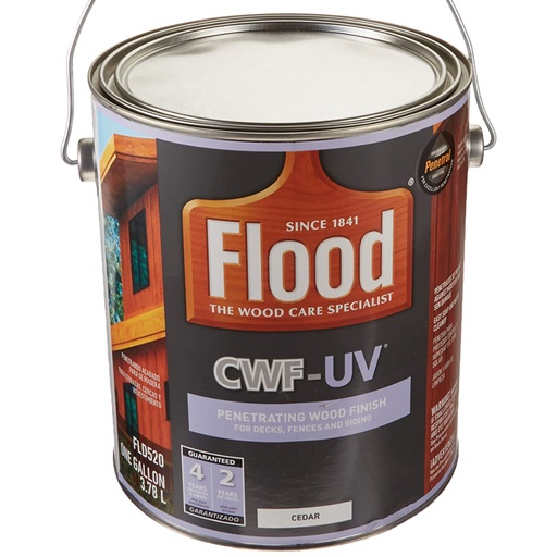 [420020120] Flood CWF-UV Matte Cedar Water-Based Wood Finish 1 Gal.