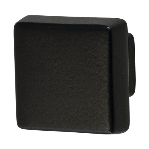 [133.50.221] Amerock Blackrock Square Cabinet Knob 1-1/16 in. Black Bronze 1 Pk