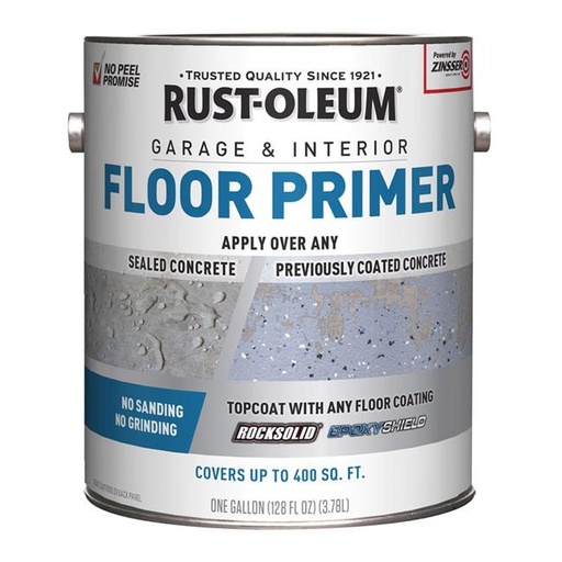 [1001829] Rust-Oleum Garage and Interior Gray Matte Water-Based Primer 1 Gal