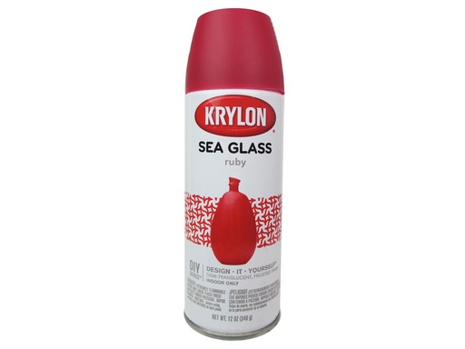 [1586262] Krylon Sea Glass 12oz Ruby