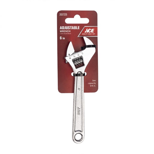 [2037225] Ace Adjustable Wrench 6 in. L 1 Pc