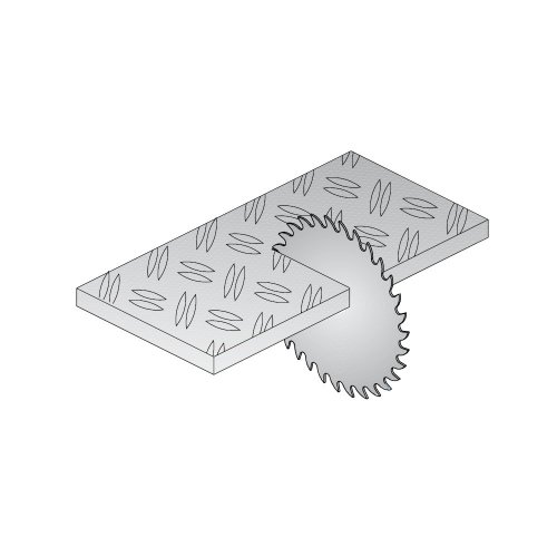 [22609014] Chrome Industrial Dry Cut Steel Saw Blades