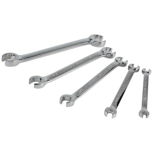[2299964] CRAFTSMAN SAE Fully Polished Flare Nut Wrench Set, 5 Piece - CMMT99334