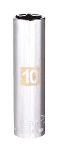 [2301018] Craftsman 10 Mm X 1/4 in. Drive Metric 6 Point Deep Deep Socket 1 Pc