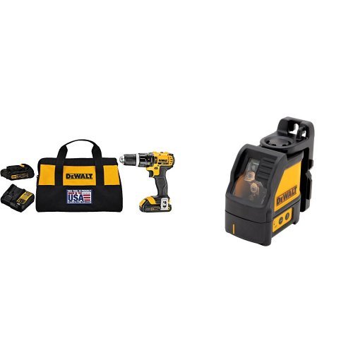 [2361137] 20V MAX Cordless Compact 1/2 in. Hammer Drill/Driver, (2) 20V 1.3Ah Batteries, Charger, and Bag