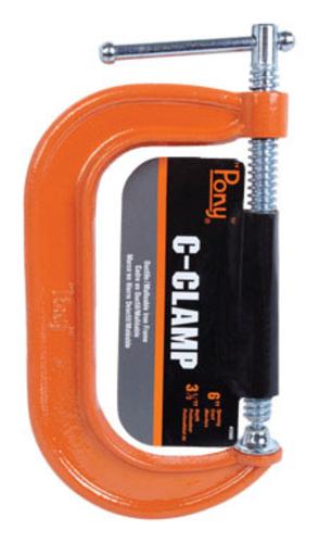 [2392850] Classic CClamp, 1000 Lb Clamping, 6 in Max Opening Size, 312 in D Throat